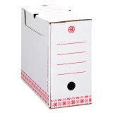 Organizing boxes, white, back 12 cm