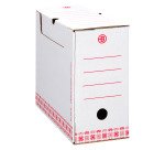 Boîte archives Carton Bruneau - Dos 10 cm - Haute résistance - Blanche