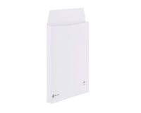 Pochette à soufflet 3 cm blanc 229 x 324 mm Bruneau 120 g sans fenêtre - Boîte de 50