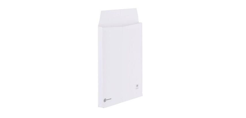 Bruneau - Pochette à soufflet 3 cm blanc 229 x 324 mm 120 g sans fenêtre - Boîte de 50