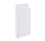 Bruneau - Pochette à soufflet 3 cm blanc 229 x 324 mm 120 g avec fenêtre 50 x 105 mm - Boîte de 50