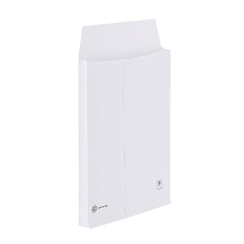 Bruneau - Pochette à soufflet 3 cm blanc 229 x 324 mm 120 g avec fenêtre 50 x 105 mm - Boîte de 50