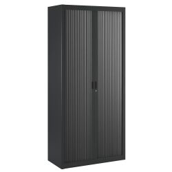 Armoire à rideaux démontables Economique 195 x 90 cm corps noir