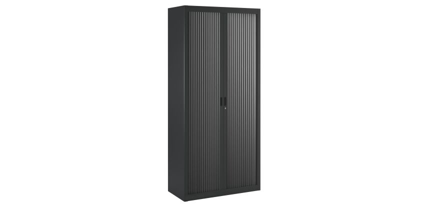 Kleiderschrank Budget mit Vorhang B 90 x T 45 cm