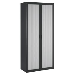 Armoire à rideaux démontables Economique 195 x 90 cm corps noir