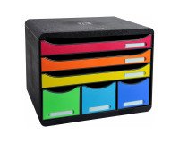 Módulo de archivo de 6 cajones Exacompta Iderama Store Box