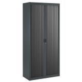 Armoire à rideaux démontables Economique 195 x 90 cm corps anthracite