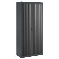 Armoire à rideaux démontables Economique 195 x 90 cm corps anthracite