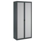Armoire à rideaux démontables Economique 195 x 90 cm corps anthracite