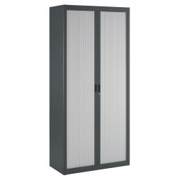 Armoire à rideaux démontables Economique 195 x 90 cm corps anthracite
