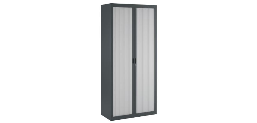 Armoire à rideaux démontables Economique 195 x 90 cm corps anthracite
