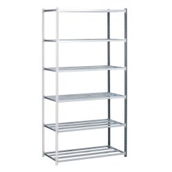 Rayonnages Industri’Pro élément suivant H 250 x L 127 x P 60 cm tôle d'acier galvanisé