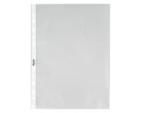 Fundas multitaladro A4 de polipropileno rugoso 90 micras Bruneau - Caja de 100