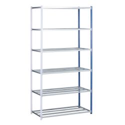 Rayonnages Industri’Pro élément suivant H 250 x L 127 x P 60 cm tôle d'acier galvanisé