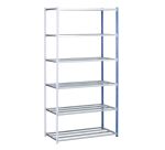 Rayonnages Industri’Pro élément suivant H 250 x L 127 x P 60 cm tôle d'acier galvanisé