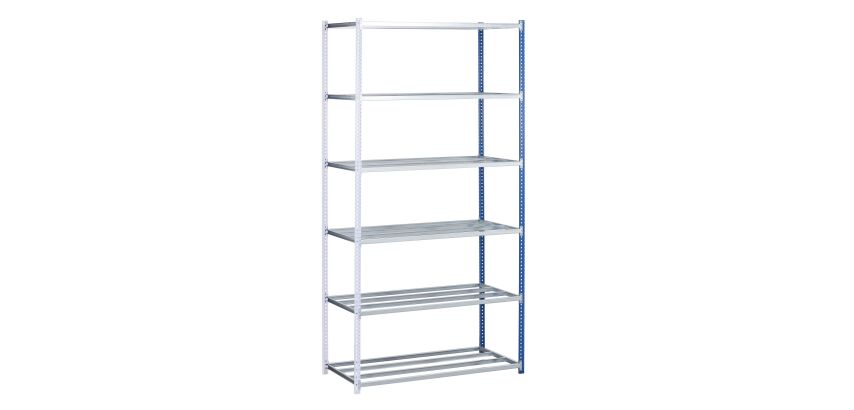 Rayonnages Industri’Pro élément suivant H 250 x L 127 x P 60 cm tôle d'acier galvanisé