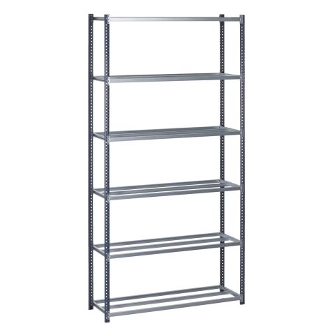 Estantería industrial Pro modelo inicial alto 250 cm ancho 125 cm x fondo 40 cm gris