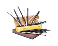 Kit 100 Archivbindebestandteile - farbig sortiert