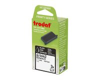 Cassette d'encrage printy 6/4642 Trodat - Lot de 3 - noir