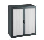 Armoire à rideaux démontables Economique 100 x 90 cm corps anthracite