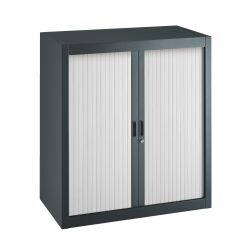 Armoire à rideaux démontables Economique 100 x 90 cm corps anthracite