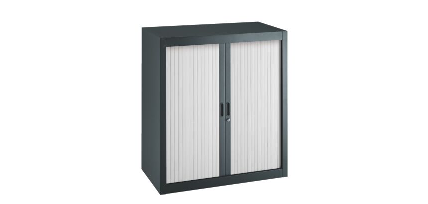 Armoire à rideaux démontables Economique 100 x 90 cm corps anthracite