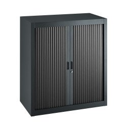 Armoire à rideaux démontables Economique 100 x 90 cm corps anthracite