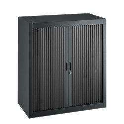 Armoire à rideaux démontables Economique 100 x 90 cm corps anthracite