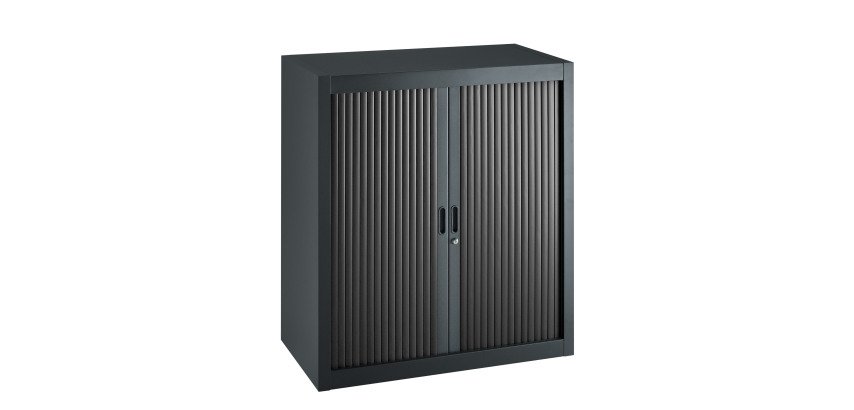 Armoire à rideaux démontables Economique 100 x 90 cm corps anthracite