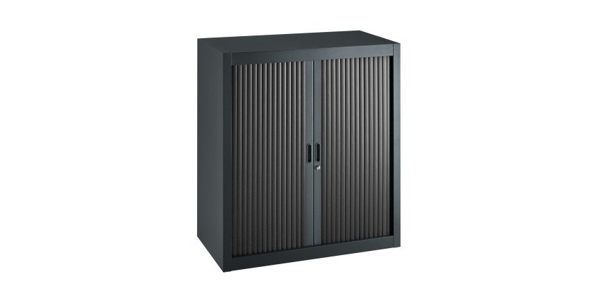 Armoire à rideaux démontables Economique 100 x 90 cm corps anthracite