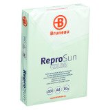 Papier A4 couleurs pastel vert 80 g Bruneau Reprosun - Ramette de 500 feuilles