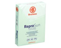 Papier A4 couleurs pastel 80 g Bruneau Reprosun - Ramette de 500 feuilles