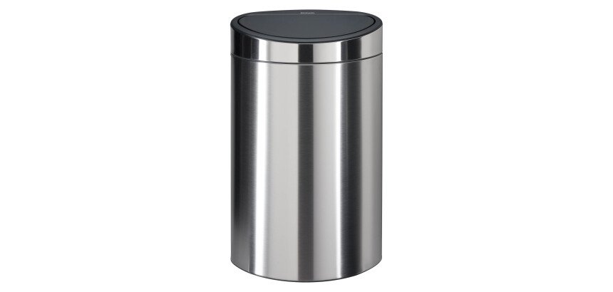 Poubelle 40 litres Brabantia Touch Bin, ovale