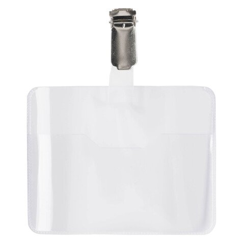 Identificadores con clip Budget 60 x 90 mm - caja de 25