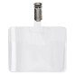 Identificadores con clip Budget 60 x 90 mm - caja de 25