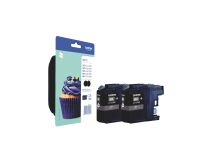 Brother LC123 Pack of 2 black ink cartridges for inkjet printer