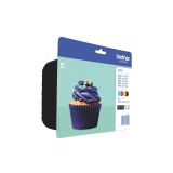 Brother LC123 Pack cartuchos originales negro + tricolor  (4 x 600 páginas)