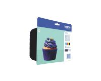 Brother LC123 Pack cartuchos originales negro + tricolor  (4 x 600 páginas)