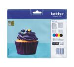 Brother LC123 Pack cartouche de 4 couleurs pour imprimante jet d'encre