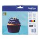 Brother LC123 Pack cartouche de 4 couleurs pour imprimante jet d'encre