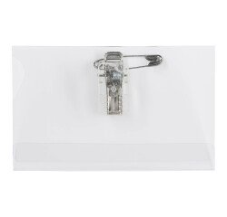 Abzeichen Kombi-Nadel und -Anstecknadel 54 x 90 mm - Packung mit 50 Stück