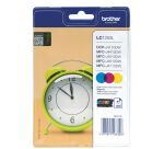 Brother LC125XL Pack de 3 cartouches couleurs haute capacité pour imprimante jet d'encre