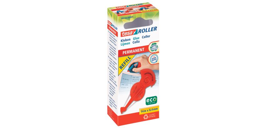 Recharge roller de colle permanent Tesa