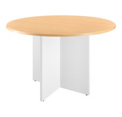 Mesa redonda Haya 120 cm patas en cruz Excellens