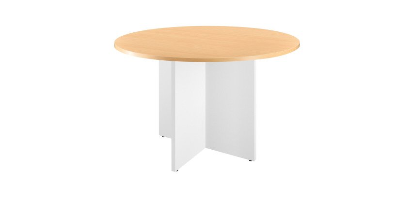 Mesa redonda Haya 120 cm patas en cruz Excellens