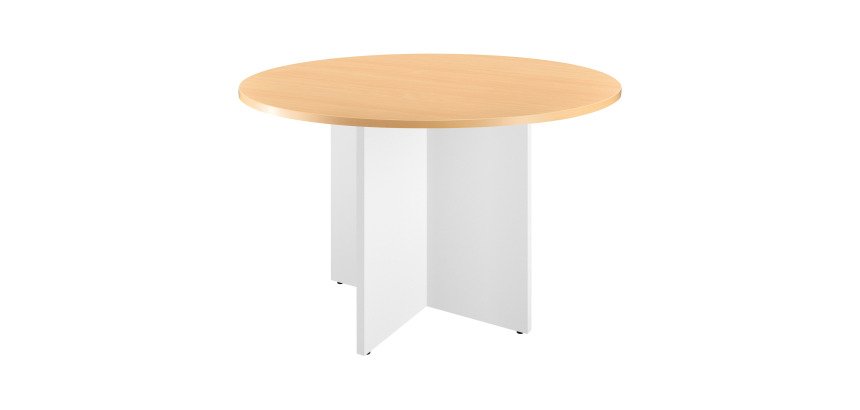 Mesa redonda Haya 120 cm patas en cruz Excellens