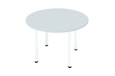 Table de réunion 4 piètements tube métal Excellens
