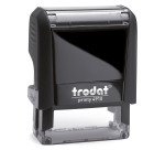 Tampon texte personnalisable Printy 4910 Trodat monochrome 2 lignes