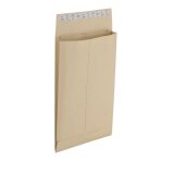 Doos 50 omslagen Kraft Adour 280 x 365 mm 120 g zelfkl. balgen 3 cm La Couronne