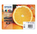 Epson 33 Pack cartouche noire + noire photo + 3 couleurs pour imprimante jet d'encre